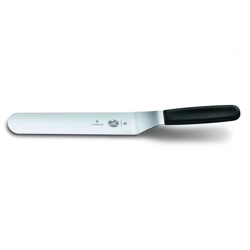 VICTORINOX Offset Shaped Blade Spatula Knife, Flexible, 25cm - Black