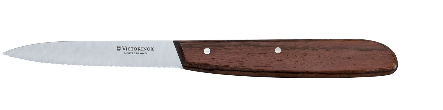 VICTORINOX Paring Knife - Pointed Tip - 10 cm - Wavy Edge