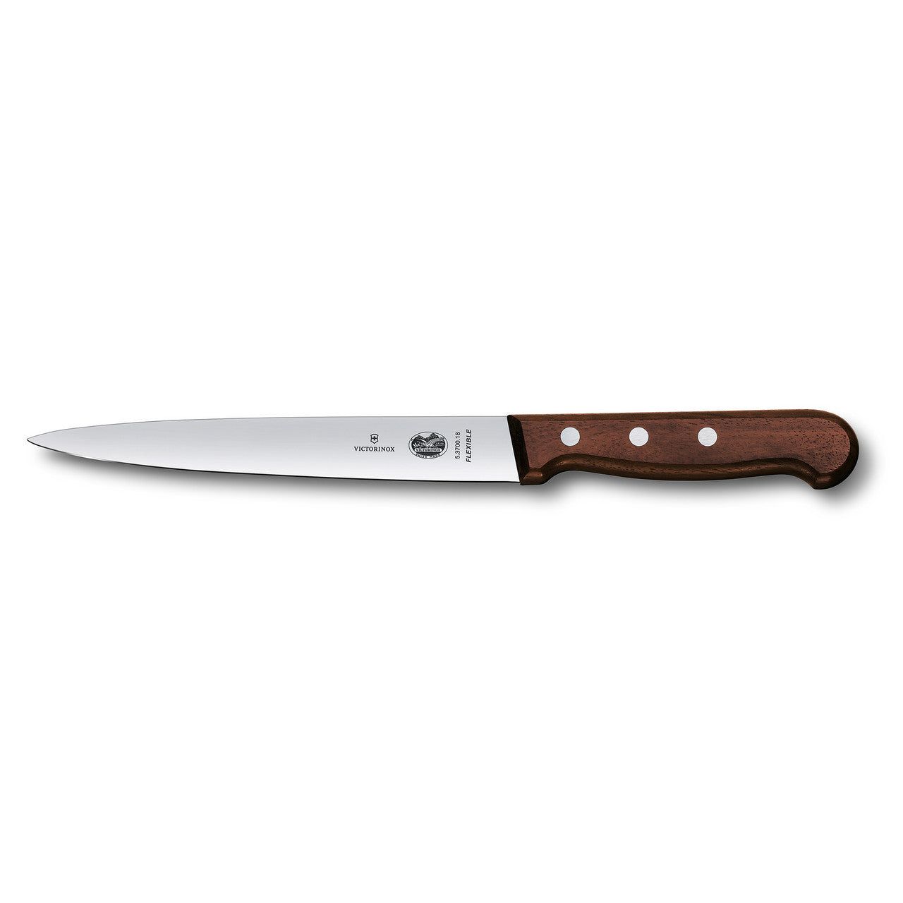 VICTORINOX Filleting Knife, 18cm Flexible Blade - Wood