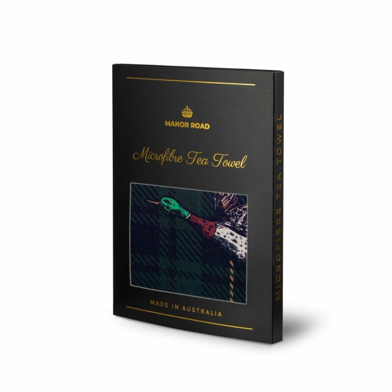 MANOR ROAD Microfibre Tea Towel - Flying Mallards