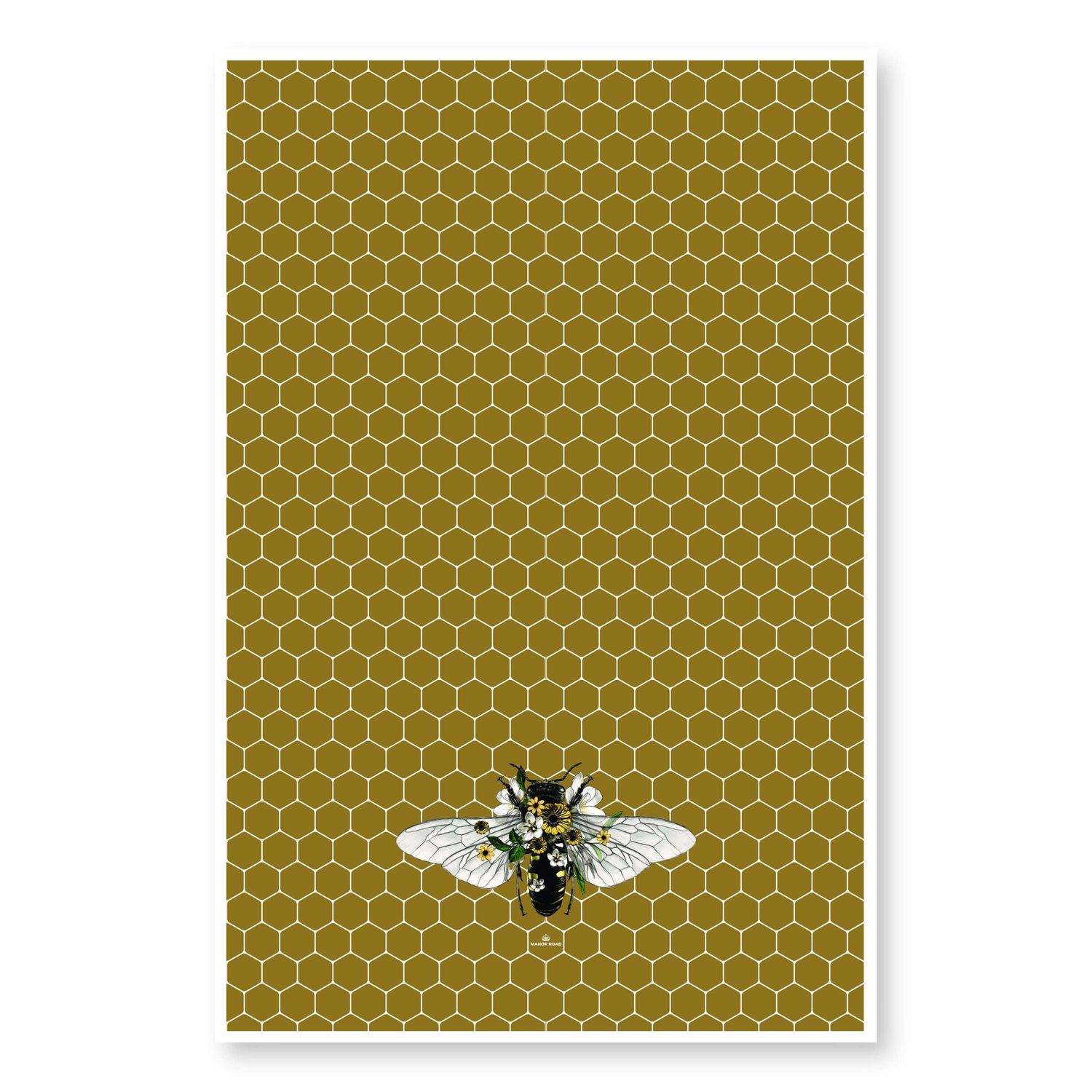 MANOR ROAD Microfibre Tea Towel - Honeycomb