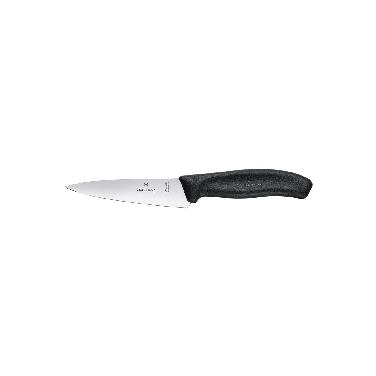 VICTORINOX Swiss Classic Office Knife, 12cm - Black - Straight Edge Gift Box