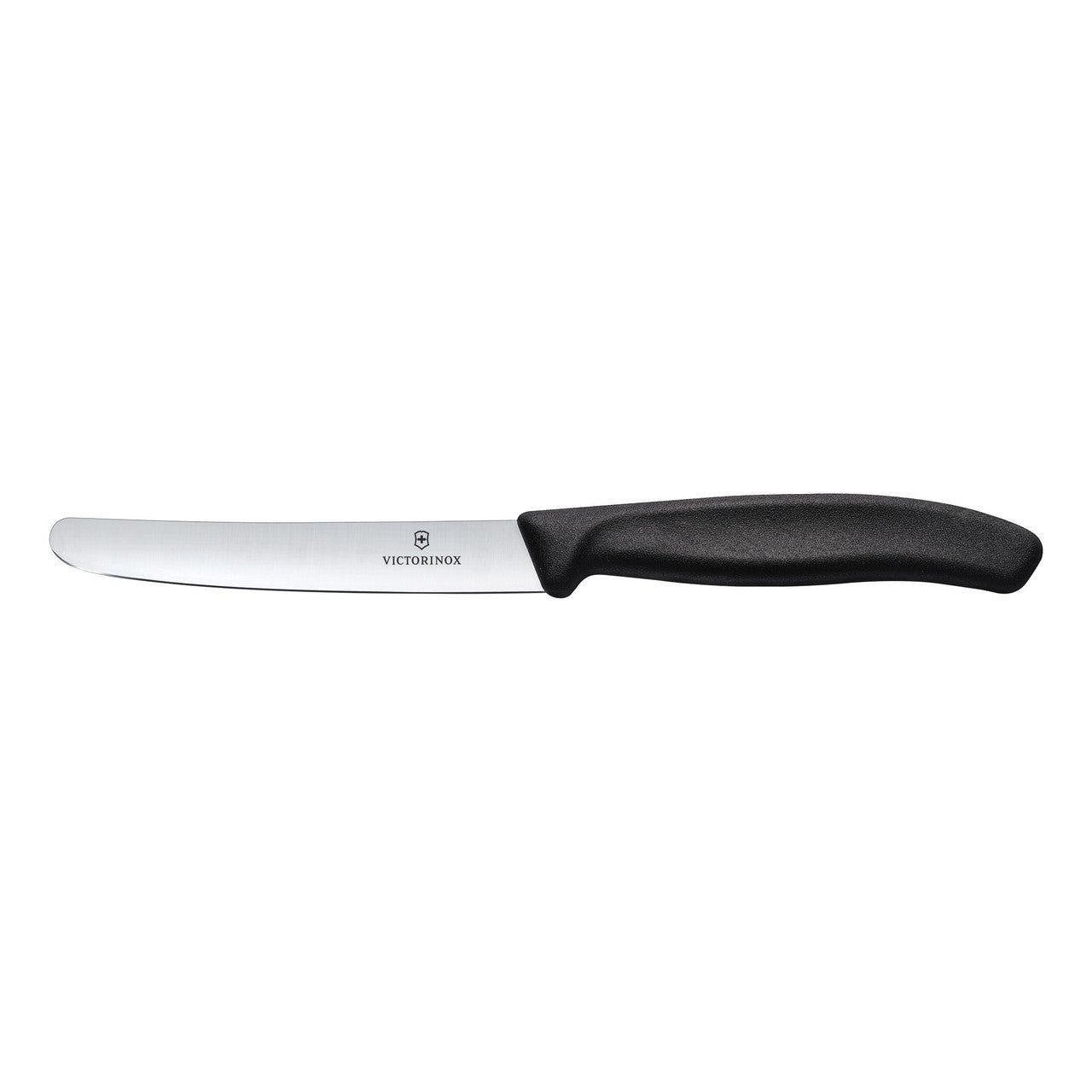 VICTORINOX Swiss Classic Table Knife, 11cm - Black - Straight Edge Blade Protector
