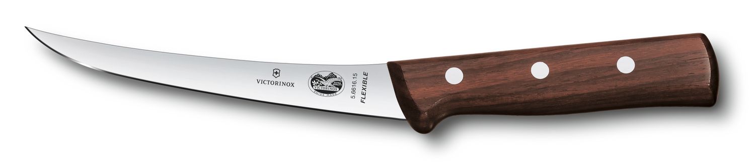 VICTORINOX Boning Knife American - 12 cm - Straight Edge - Handle - Narrow Curved