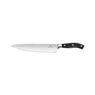 VICTORINOX Grand Maître Forged Chef’s Knife, 25cm - Black - Straight Edge Gift Box