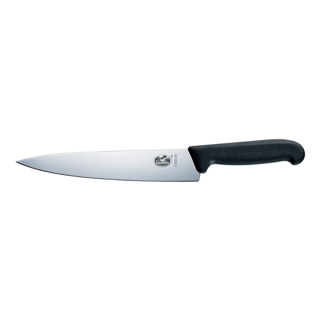 VICTORINOX Fibrox Carving Knife, 25cm - Black - Straight Edge