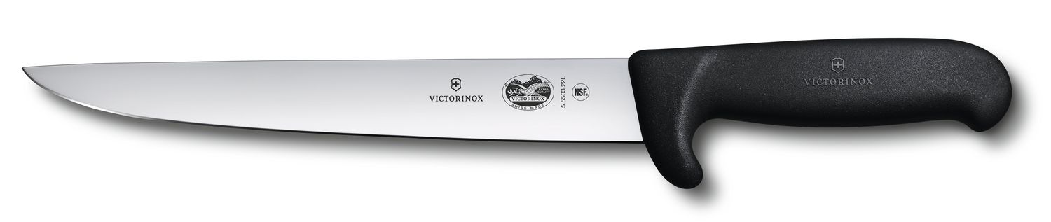 VICTORINOX Sticking and Butchers Knife - Black (Victorinox Item 5.5503.22)