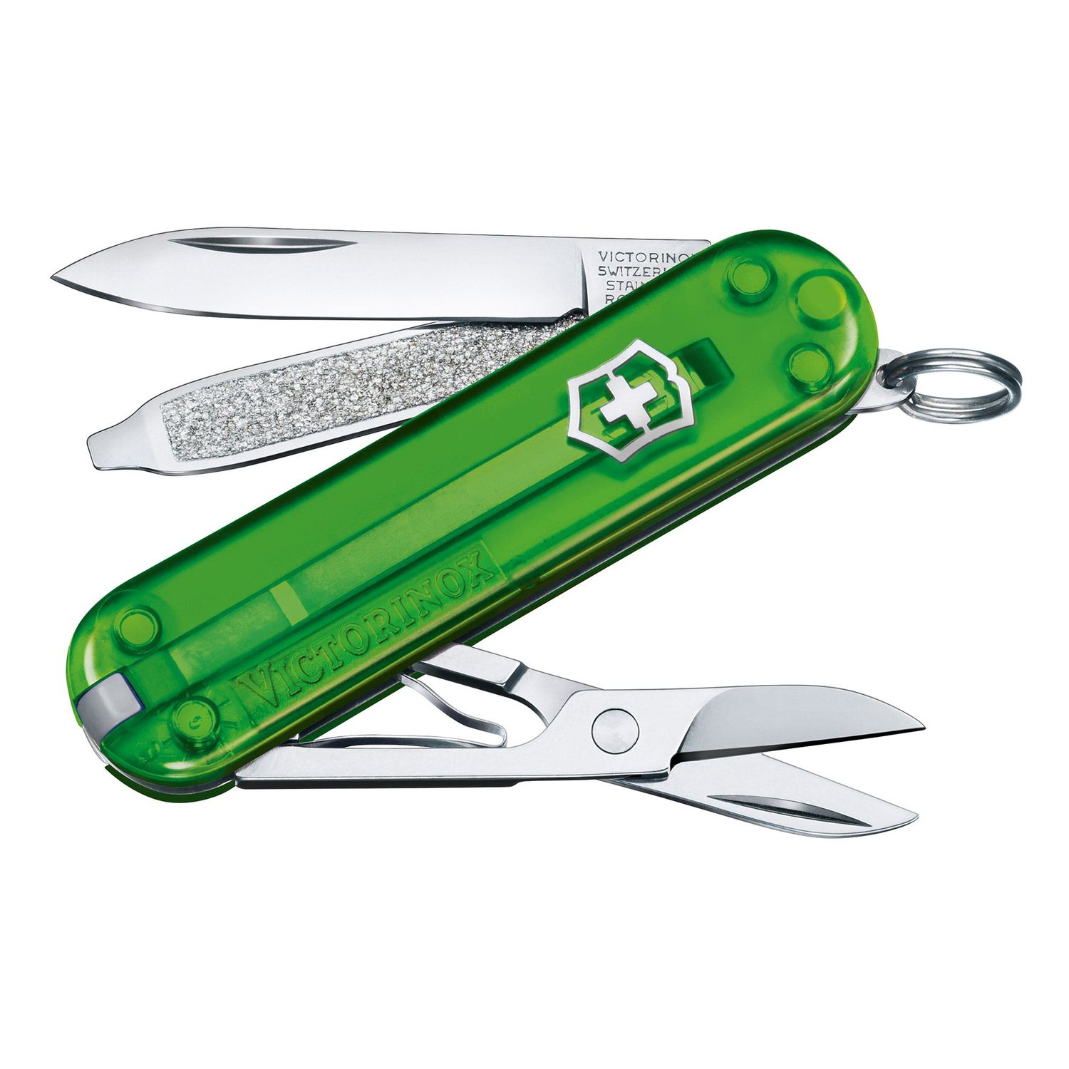 VICTORINOX Swiss Army Knife Classic SD - Transparent - Green Tea