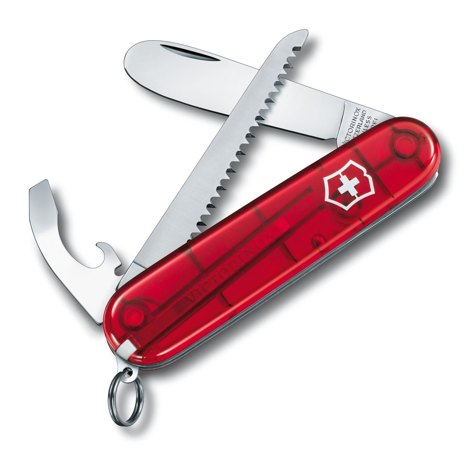 VICTORINOX Swiss Army Knife My First Victorinox H - Red Transparent