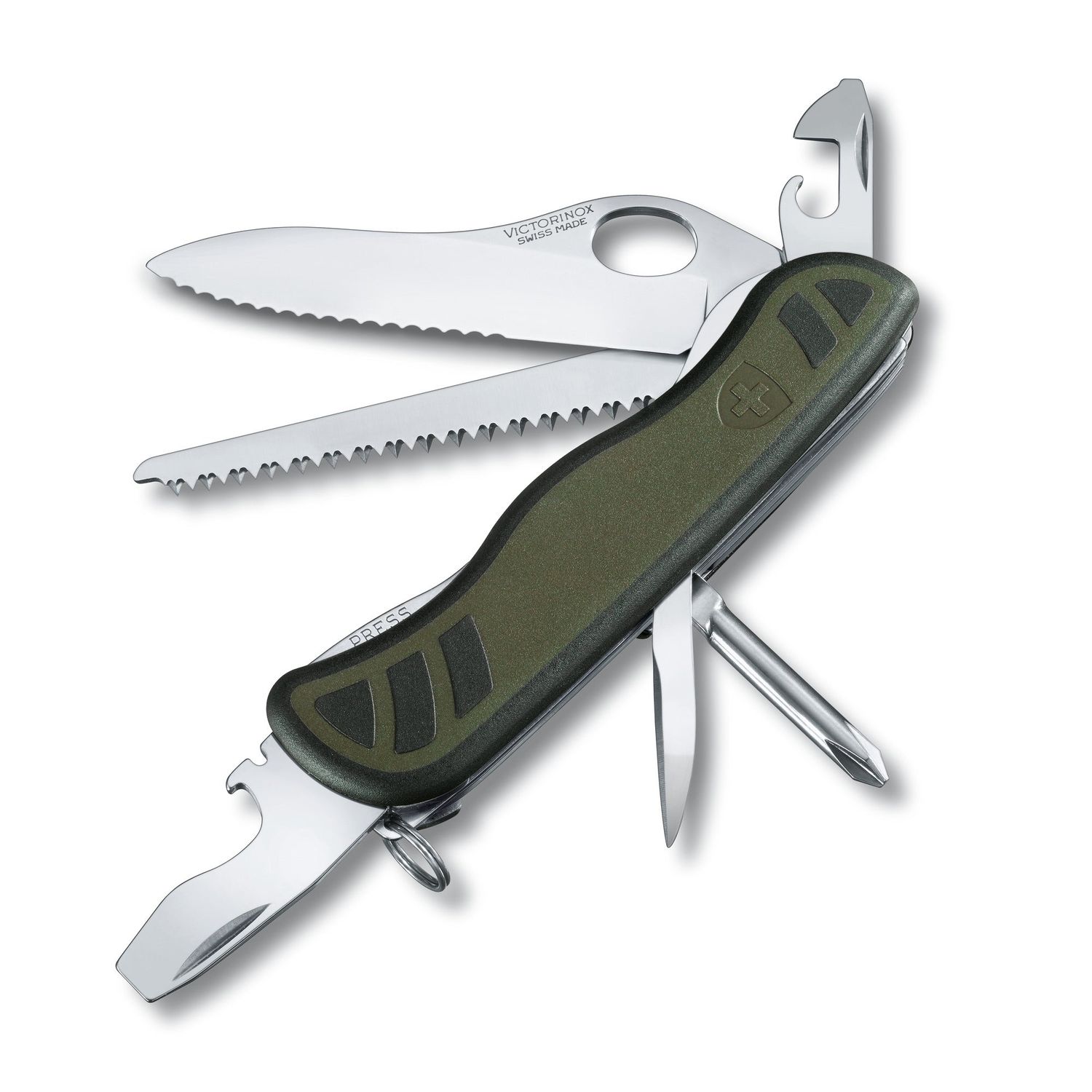 VICTORINOX Swiss Army Knife Swiss Soldier's Knife 08 - Green/Black