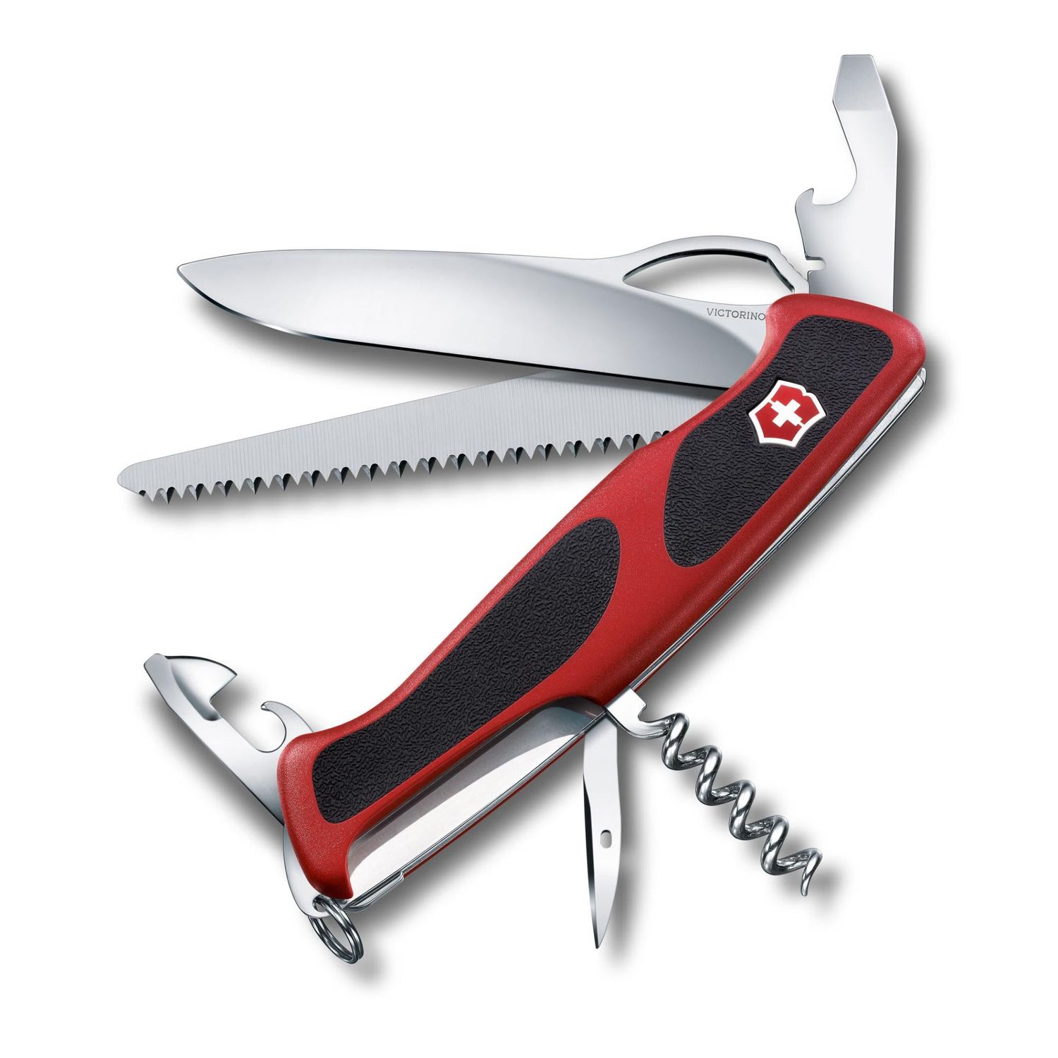 VICTORINOX Swiss Army Knife Ranger 79 with Grip - Red/Black