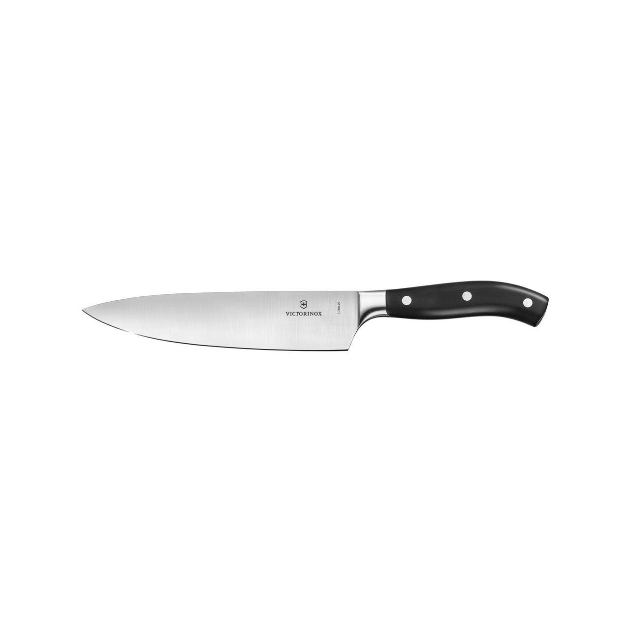 VICTORINOX Grand Maître Chef's Knife 20cm - Black - Straight Edge Gift Box