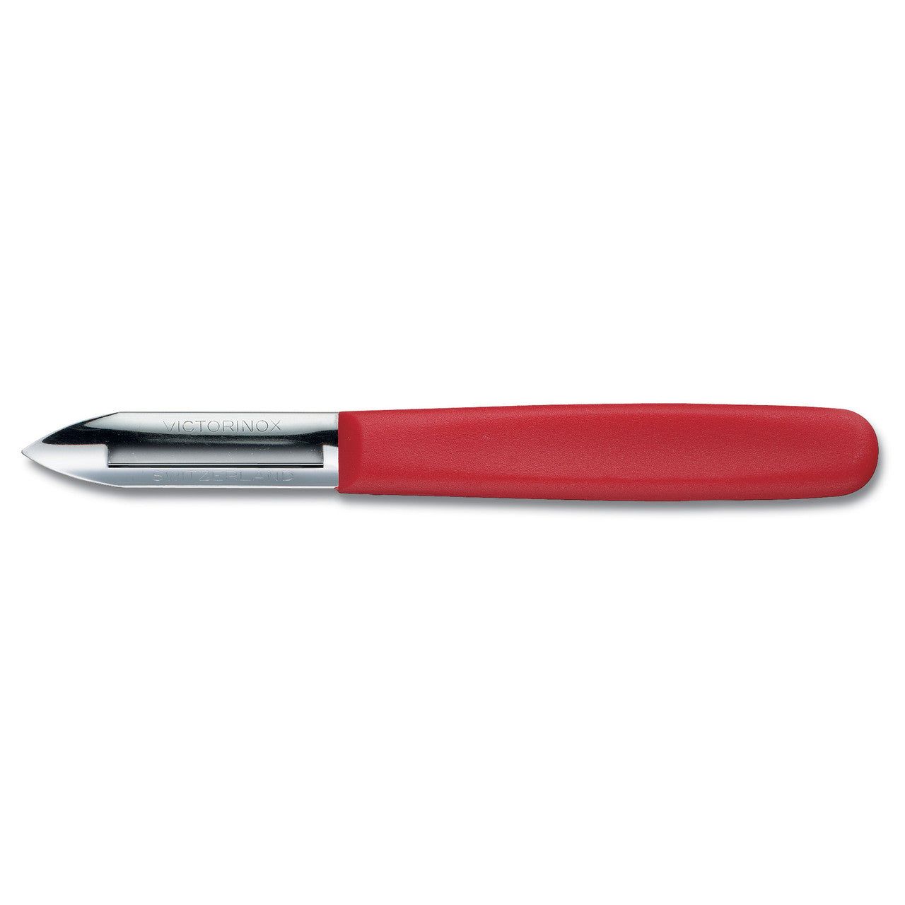 VICTORINOX Potato Peeler, Single Edge, Red - 11 cm