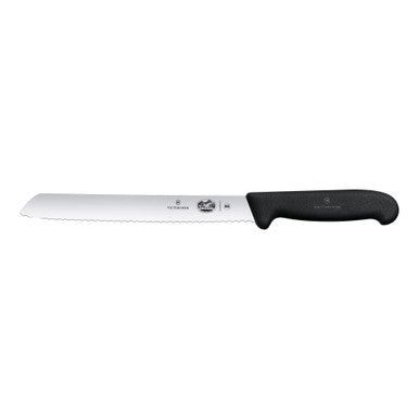 VICTORINOX Fibrox Bread Knife, 21cm - Black
