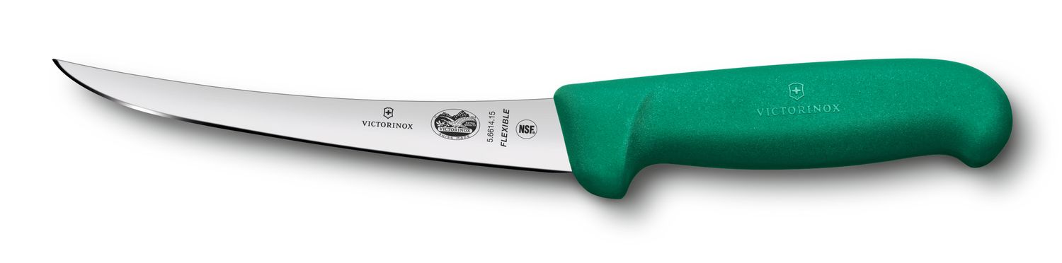 VICTORINOX Boning Knife - Green - 15 cm - Straight Edge