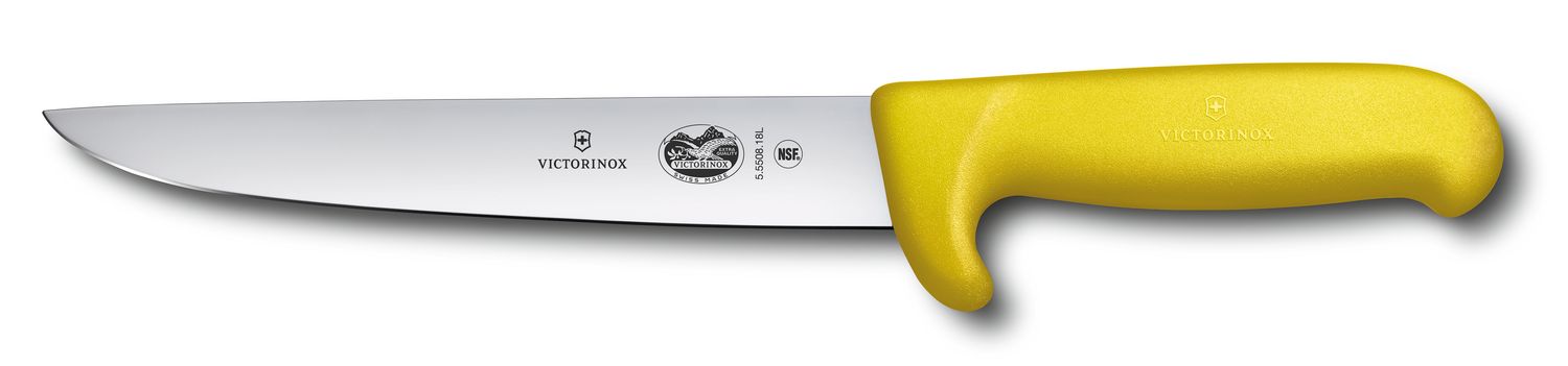 VICTORINOX Sticking Knife - Safety Nose - Yellow - 18 cm - Straight Edge