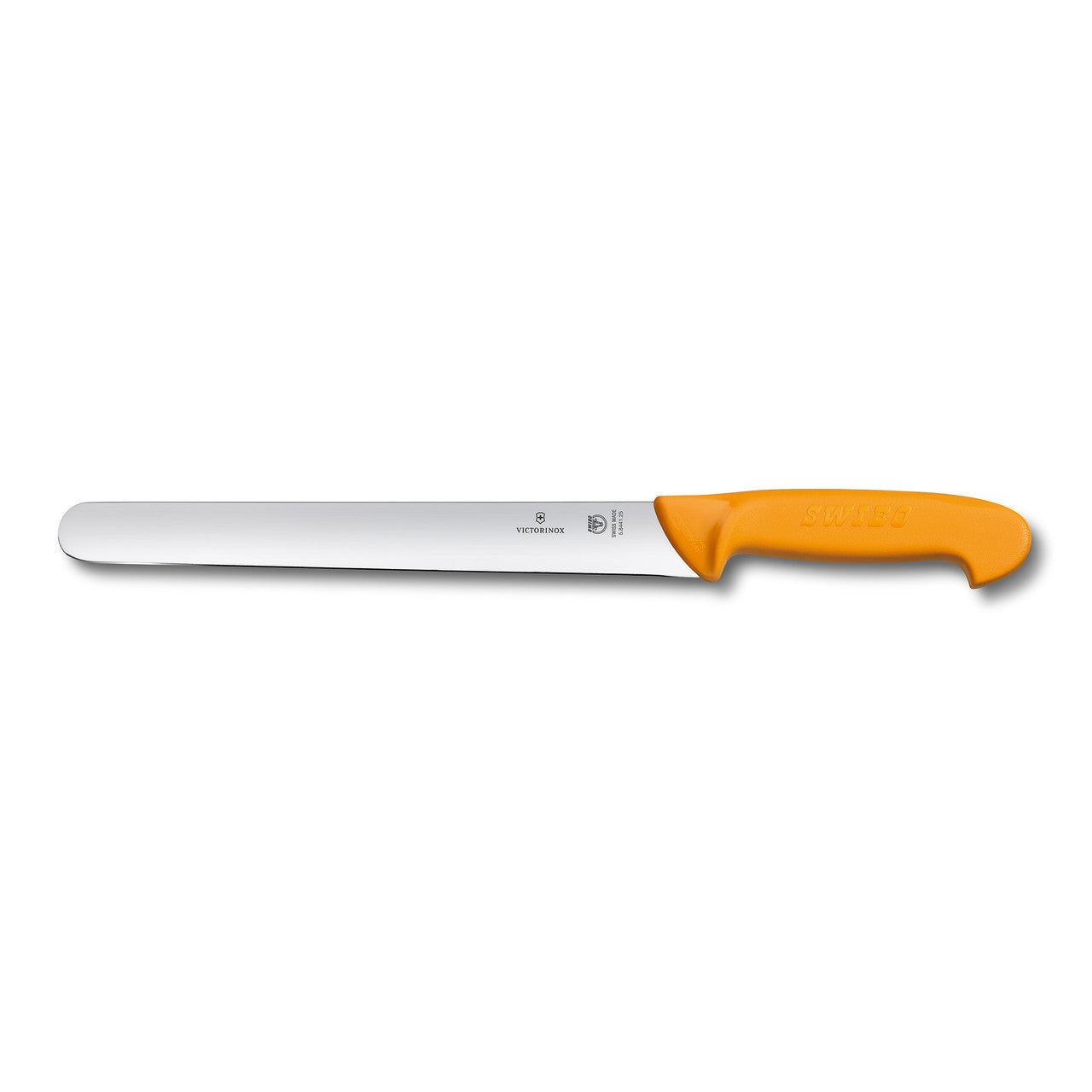 VICTORINOX Swibo Slicing Knife, 30cm Round Blade 30mm width - Yellow - Straight Edge