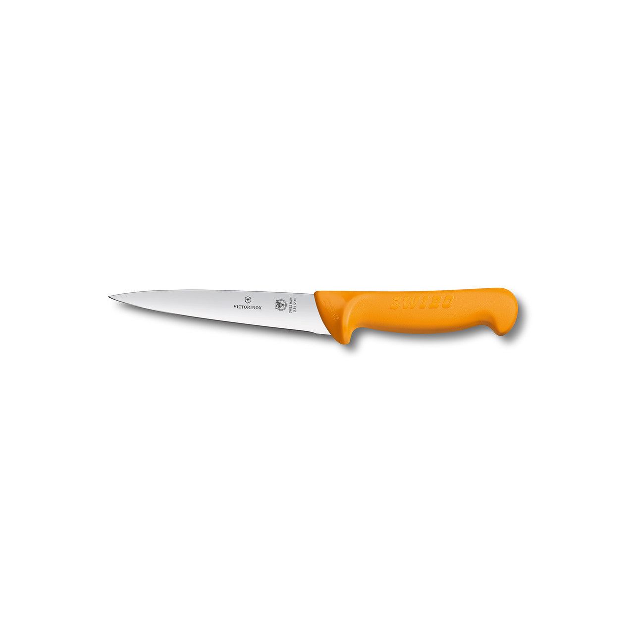 VICTORINOX Swibo Boning &amp; Sticking Knife, 13cm Blade - Yellow - Straight Edge