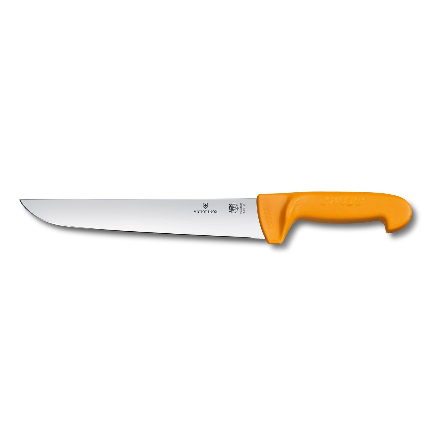 VICTORINOX Swibo Butchers Knife, 24cm Straight Back Blade - Straight Edge