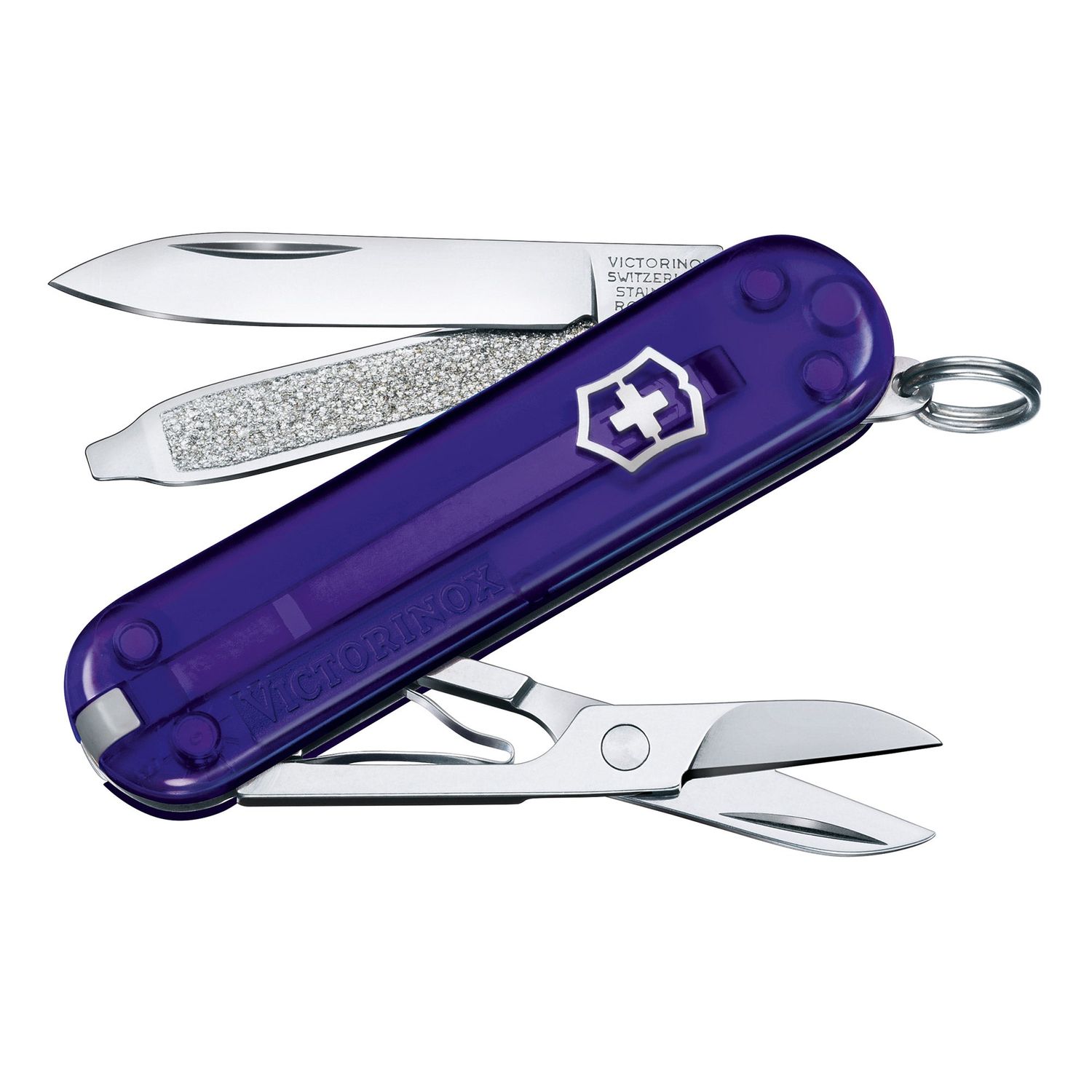 VICTORINOX Swiss Army Knife Classic SD - Transparent - Persian Indigo