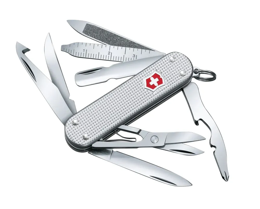 VICTORINOX Swiss Army Knife MiniChamp Alox - Silver