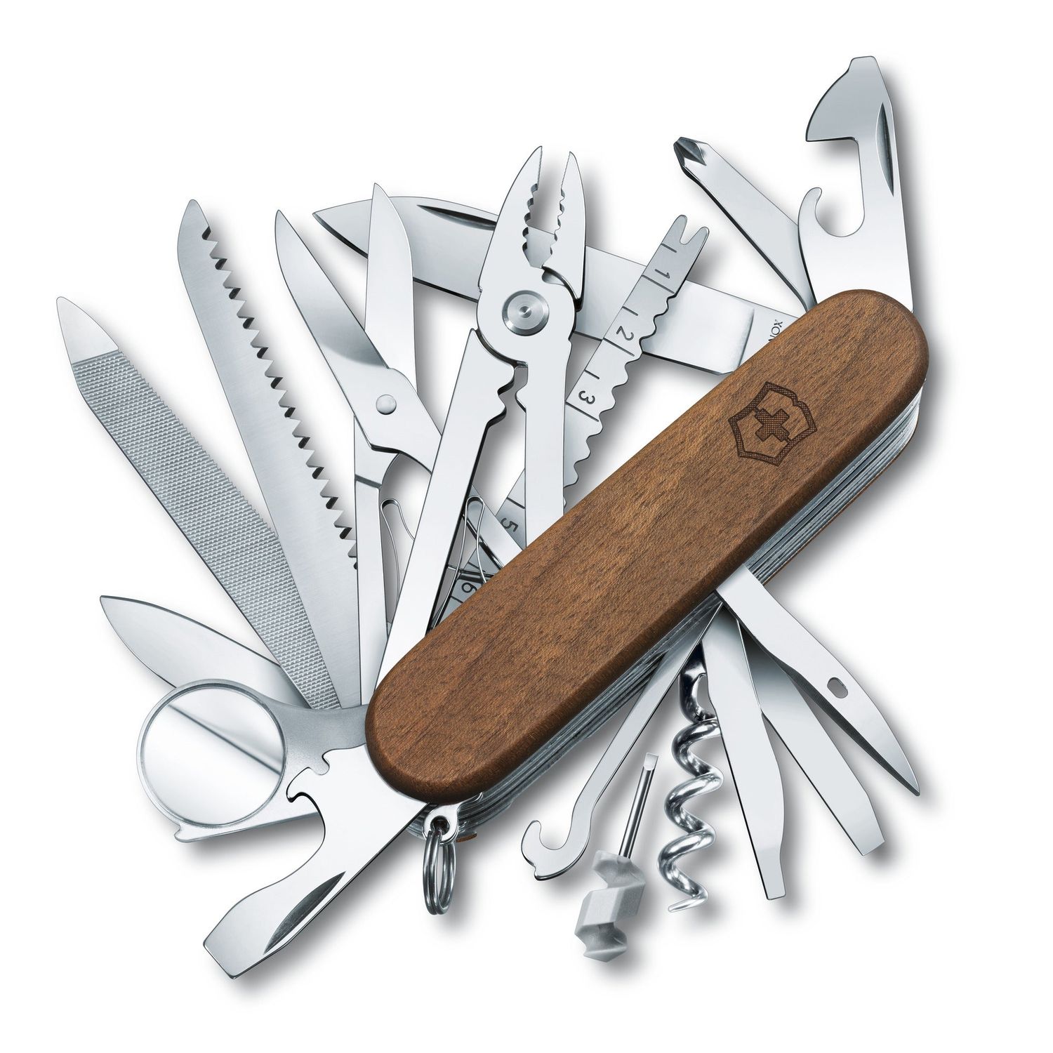 VICTORINOX Swiss Army Knife Swiss Champ - Wood - Brown