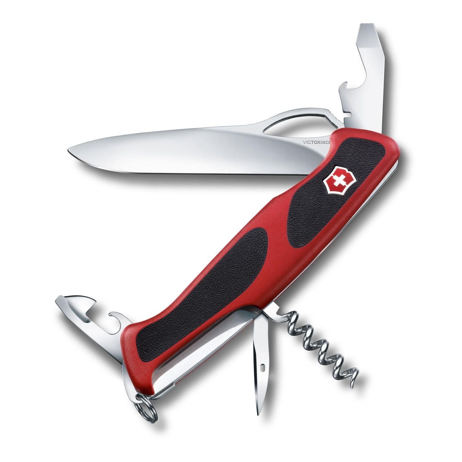 VICTORINOX Swiss Army Knife Ranger 61 with Grip - Red/Black
