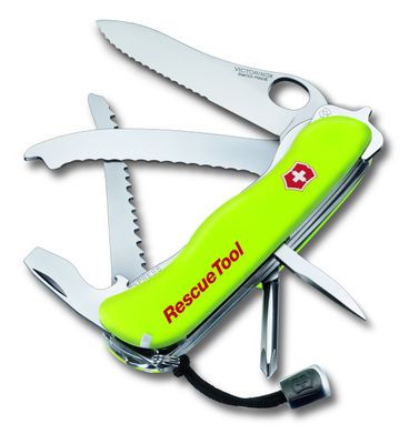 VICTORINOX Swiss Army Knife RescueTool - Luminous Yellow Blister Pack