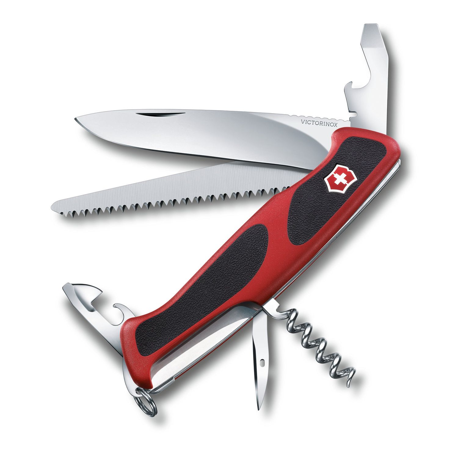 VICTORINOX Swiss Army Knife Ranger Grip 55 - Red/Black