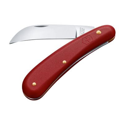 VICTORINOX Swiss Army Knife Pruning Knife, 65mm Blade - Red