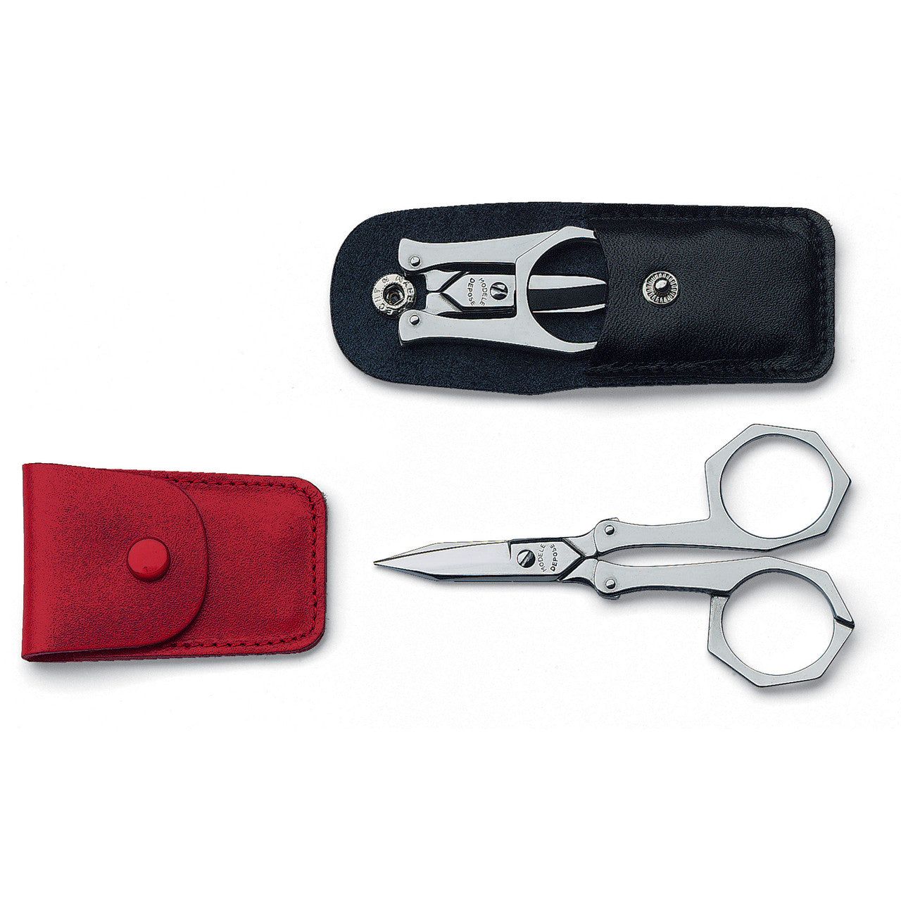 VICTORINOX Folding Pocket Scissors, 10cm - Stainless