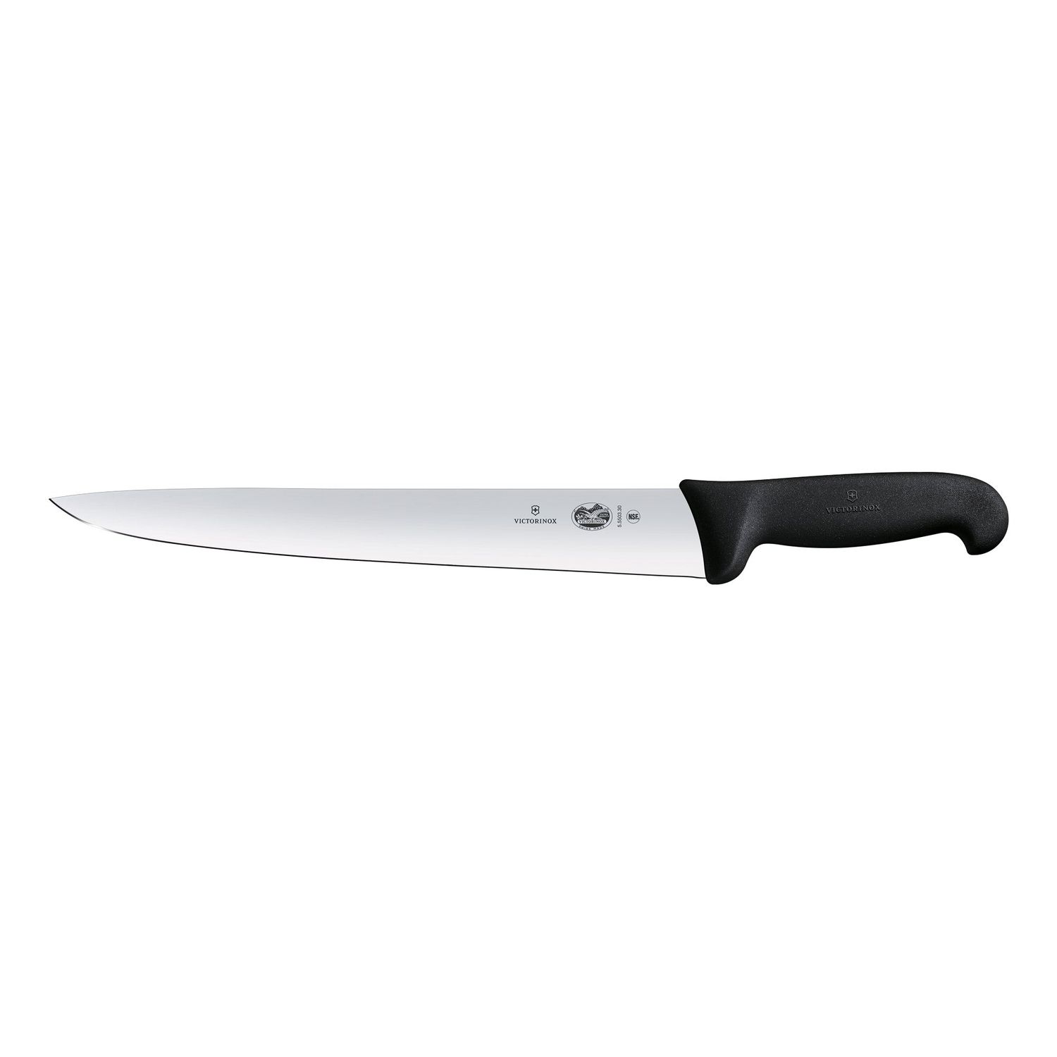 VICTORINOX Fibrox Cutlet Knife, 20cm, Straight Edge - Black - 30 cm