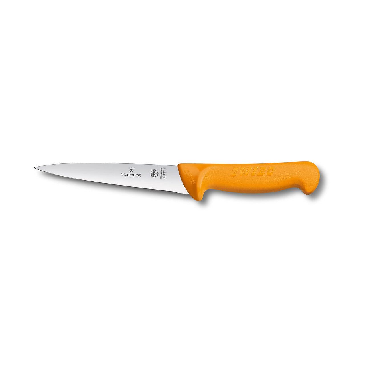 VICTORINOX Swibo Boning &amp; Sticking Knife, 18cm Blade - Yellow - Straight Edge