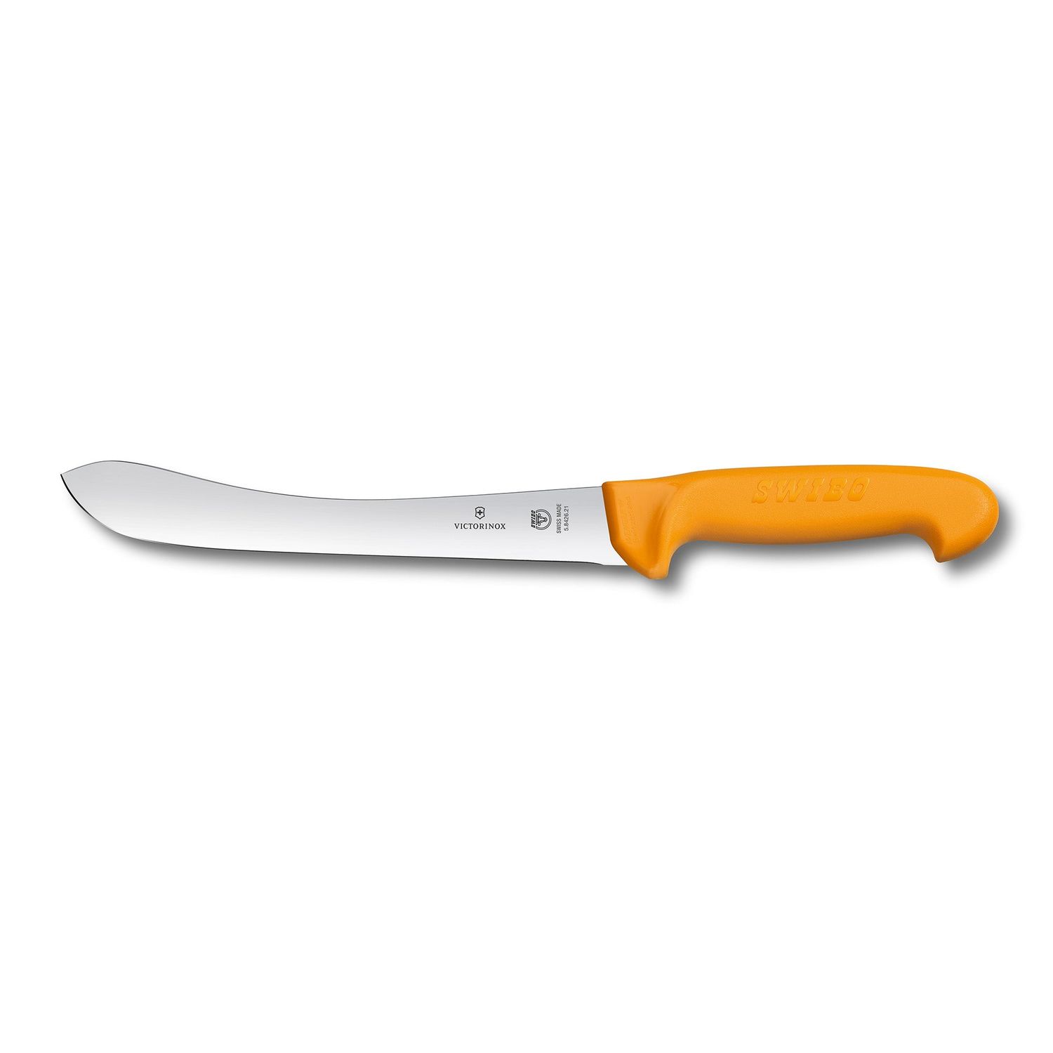 VICTORINOX Swibo Butchers Knife, 21cm Wide Tip Blade - Straight Edge