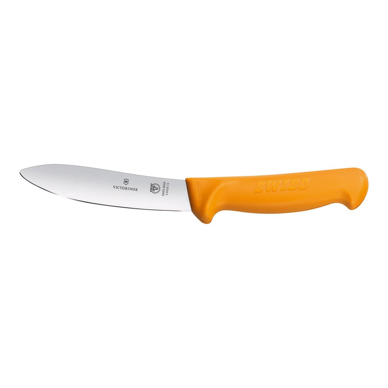 VICTORINOX Swibo Skinning Knife Lamb, 13cm - Yellow - Straight Edge
