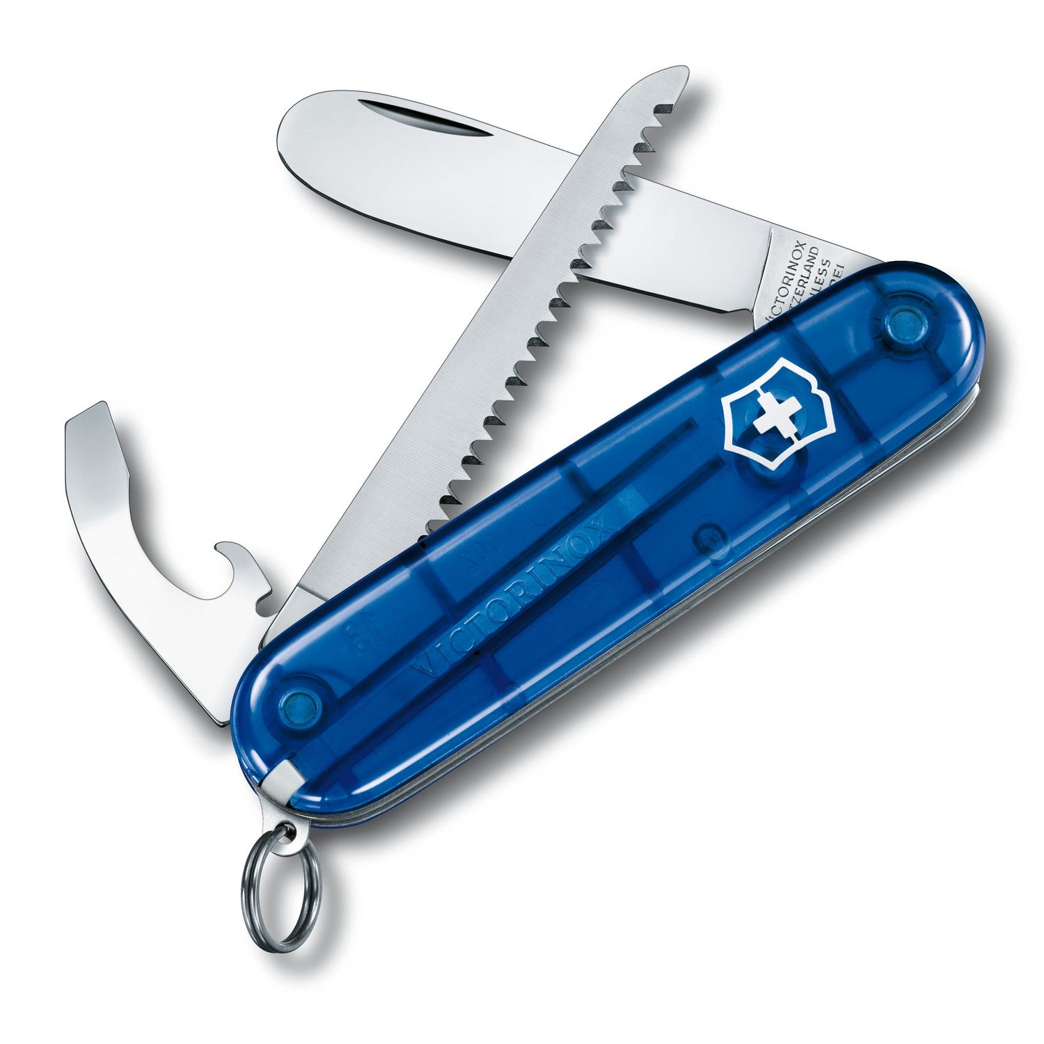 VICTORINOX Swiss Army Knife My First Victorinox H - Blue Transparent