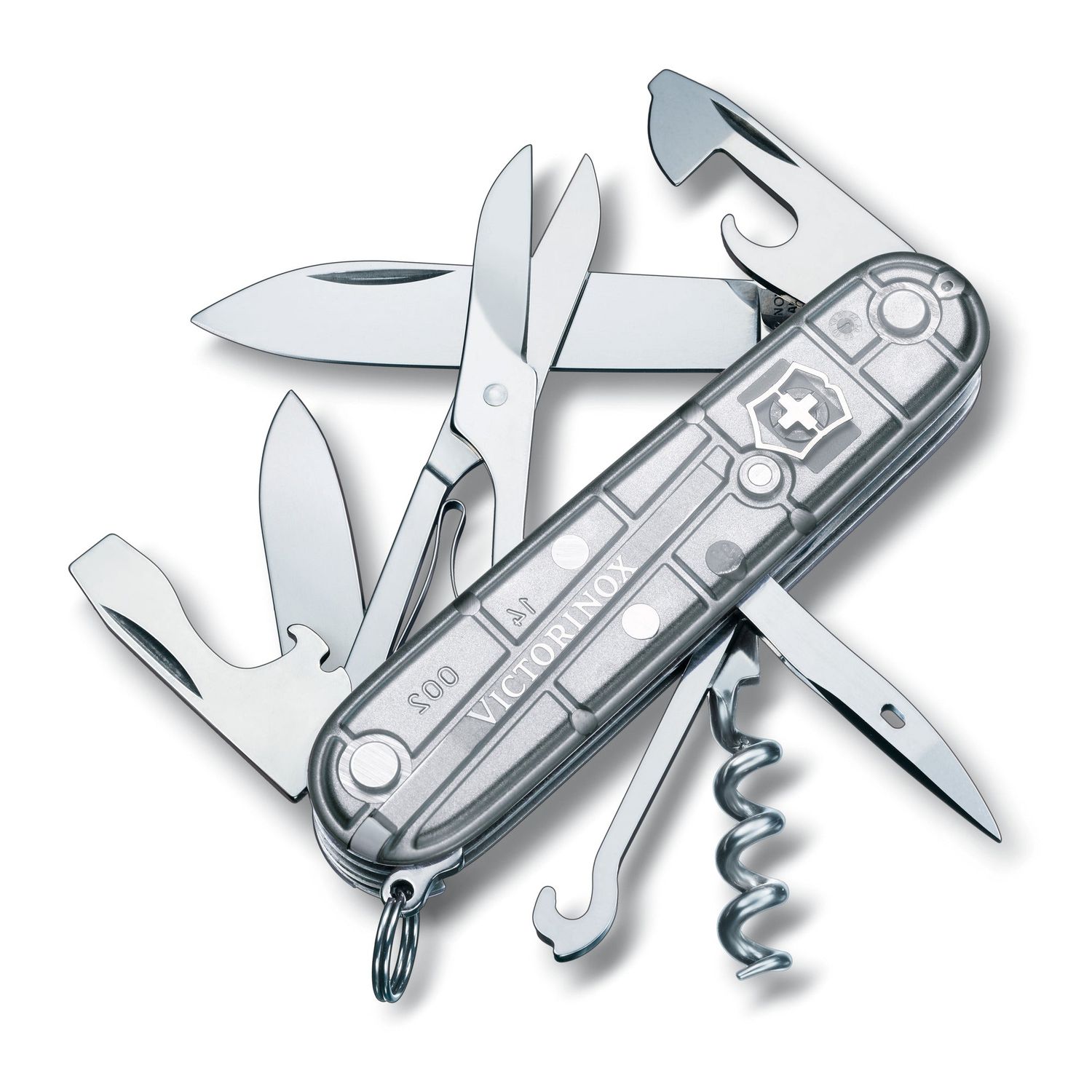 VICTORINOX Swiss Army Knife Climber - Silver Transparent