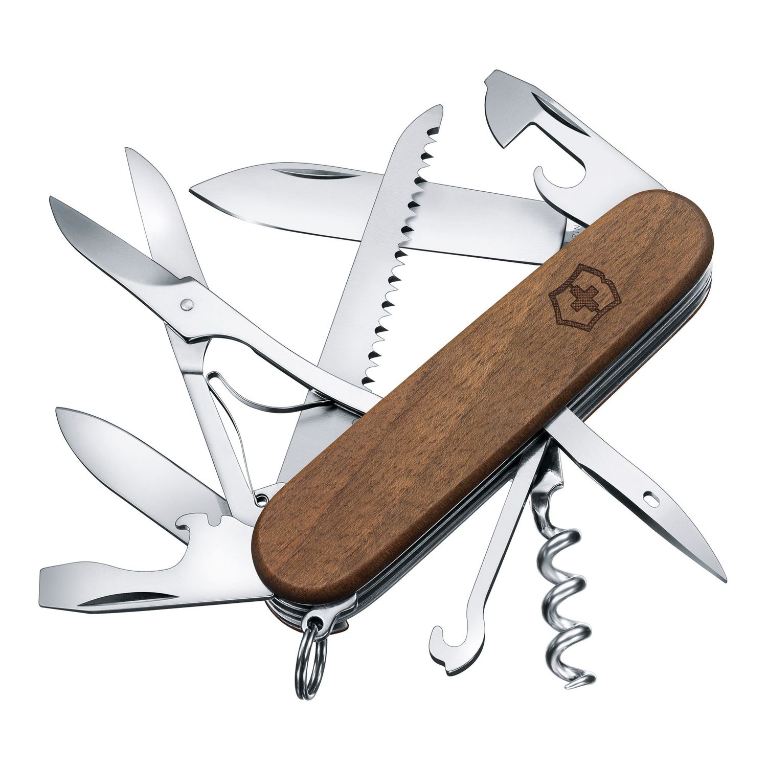VICTORINOX Swiss Army Knife Huntsman - Wood - Brown