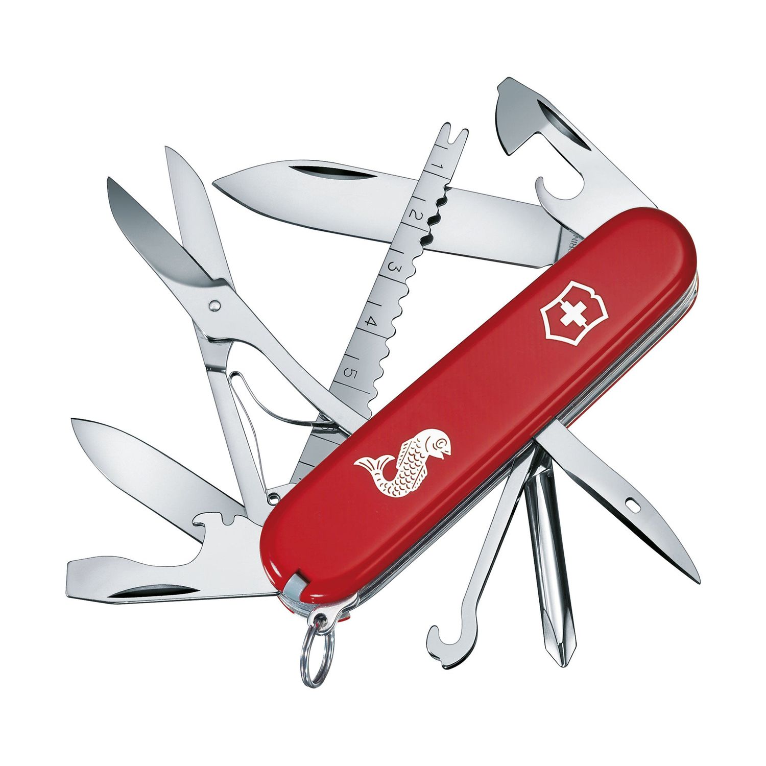 VICTORINOX Swiss Army Knife Fisherman - Red