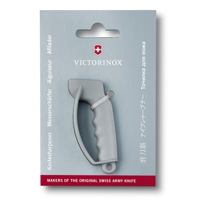 VICTORINOX Swiss Army Knife Sharpy Knife Sharpener - Silver Blister Pack