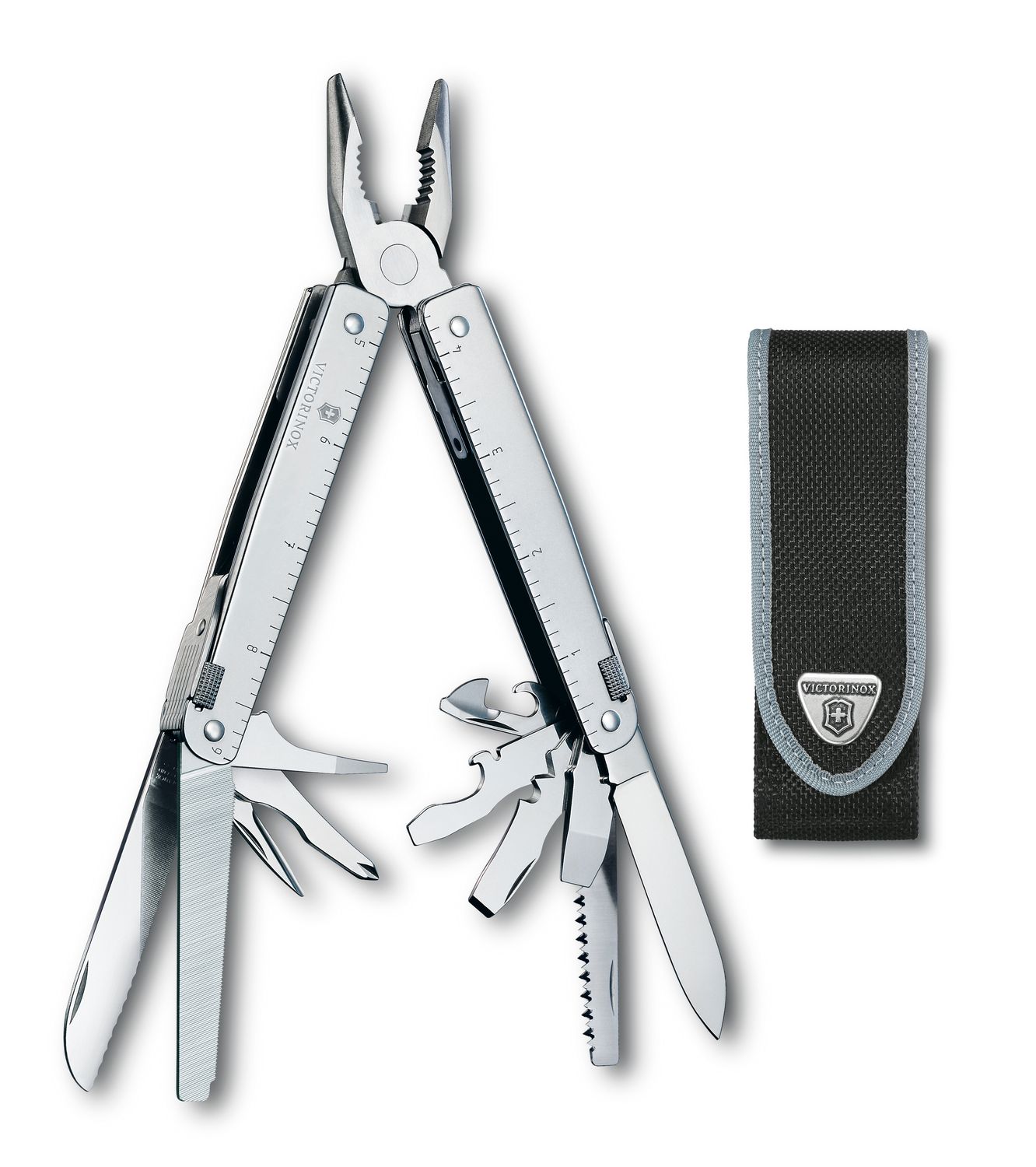 VICTORINOX Swiss Army Knife Swiss Tool - Silver - Nylon Pouch