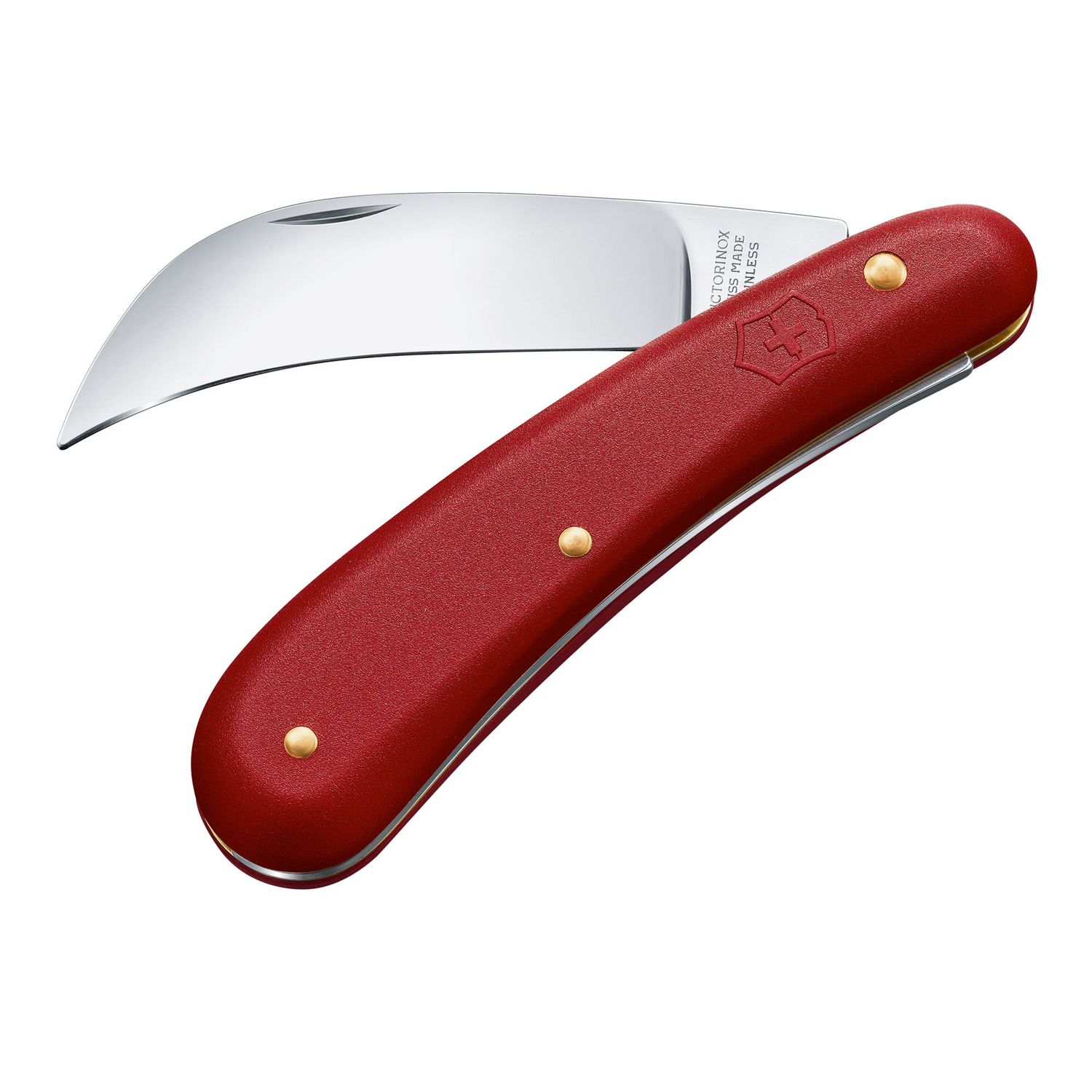 VICTORINOX Swiss Army Knife Pruning Knife, 68mm Blade - Red