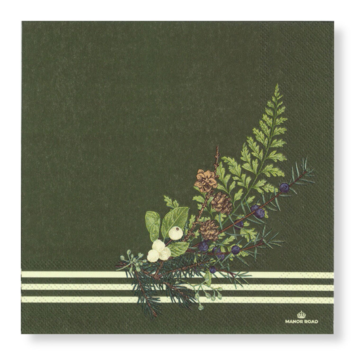 MANOR ROAD Napkins Luncheon - Forest Forage