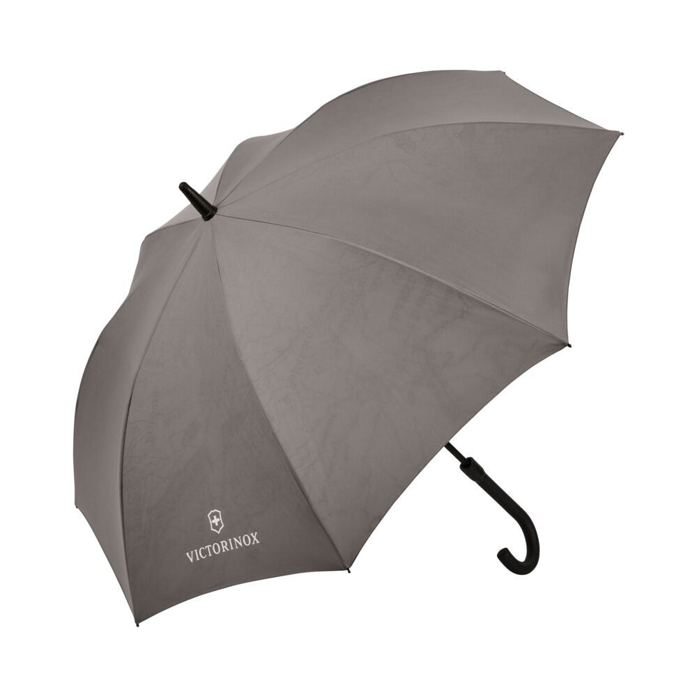 VICTORINOX Classic Stick Automatic Long Umbrella ecorepel® - Light Grey