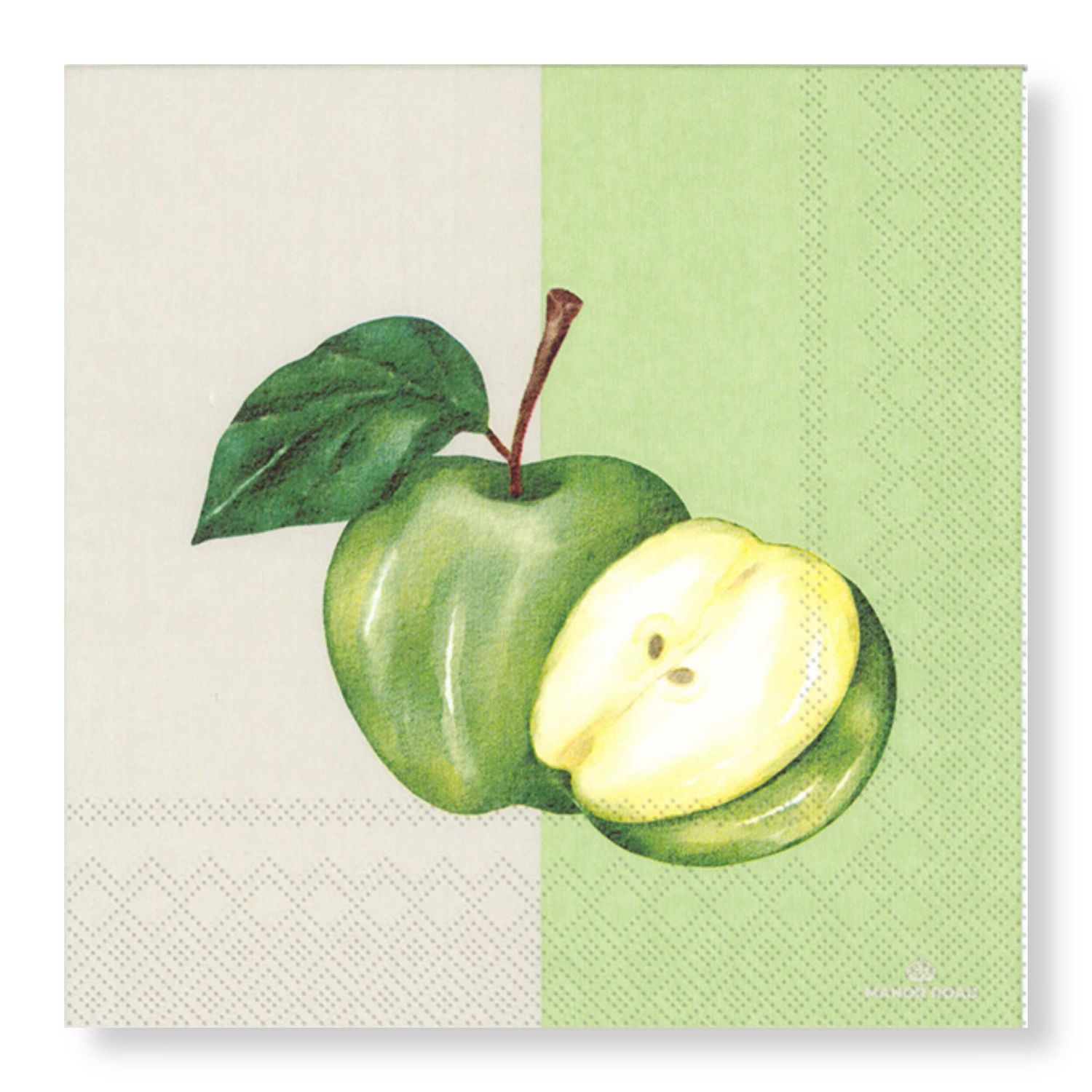 MANOR ROAD Cocktail Napkins - Apple