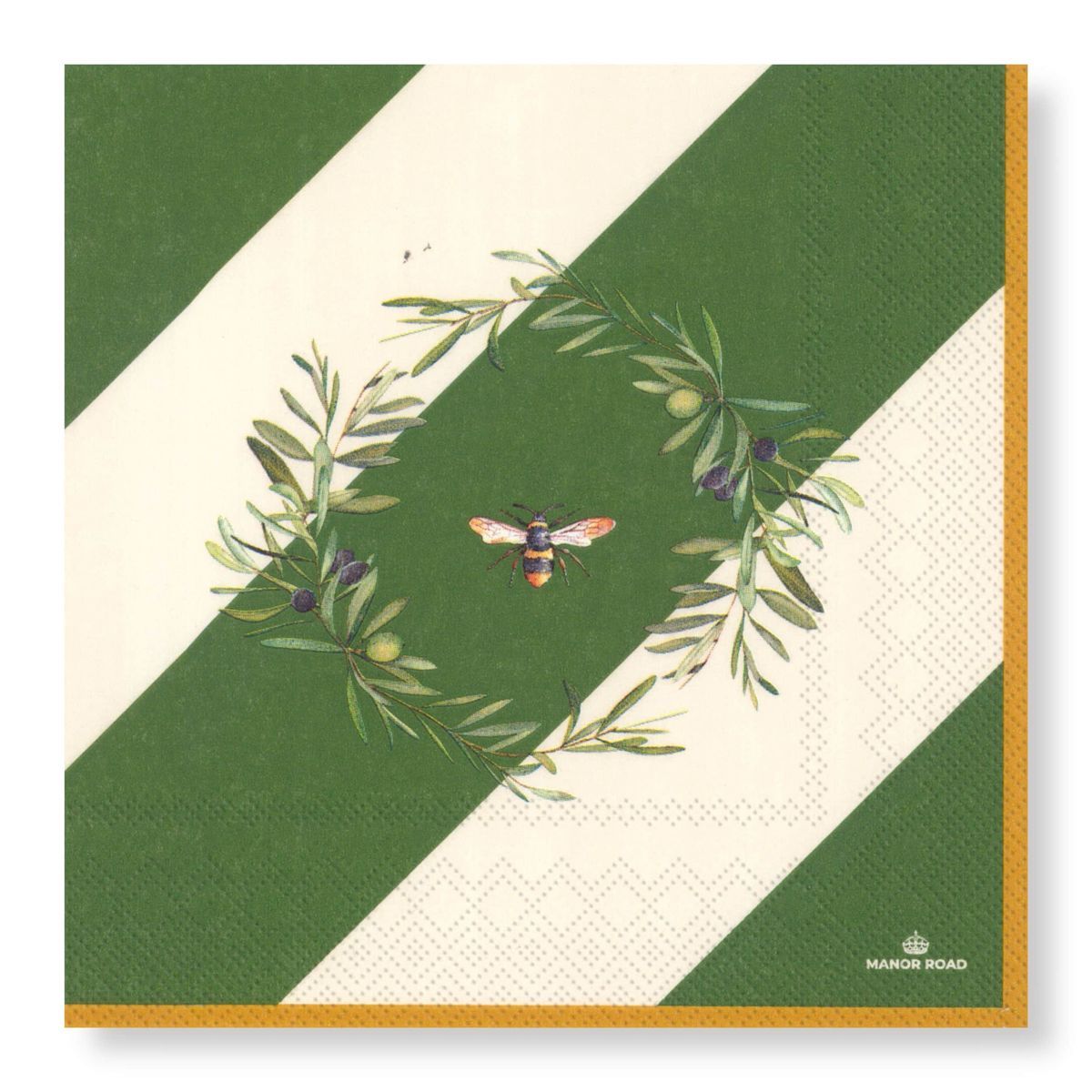 MANOR ROAD Cocktail Napkins - Olive &amp; Bee