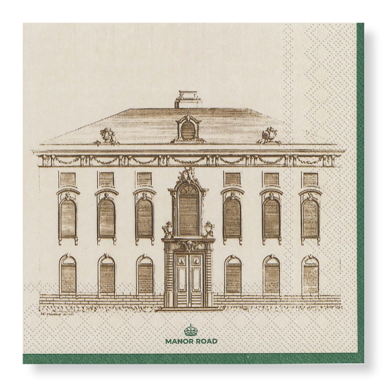 MANOR ROAD Cocktail Napkins - Country Manor