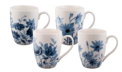 BUNDANOON Coupe Mug Set - 355ml - Garden Blues