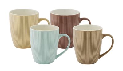 BUNDANOON Coupe Mug Set - 355ml - Matte Rib