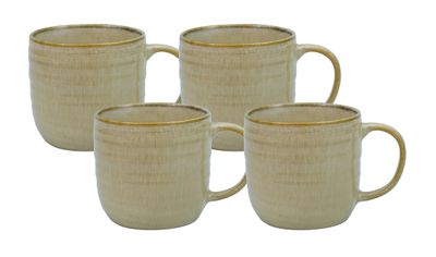 BUNDANOON Classic Mug Set - 370ml - Textured Reactive Glaze
